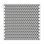 Prägeschablone Kleine Herzchen