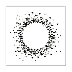 Prägeschablone Herzkreis