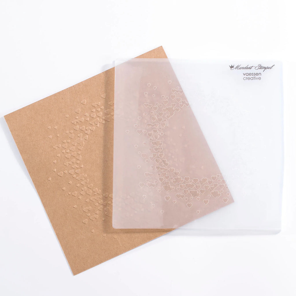 Prägeschablone Herzkreis