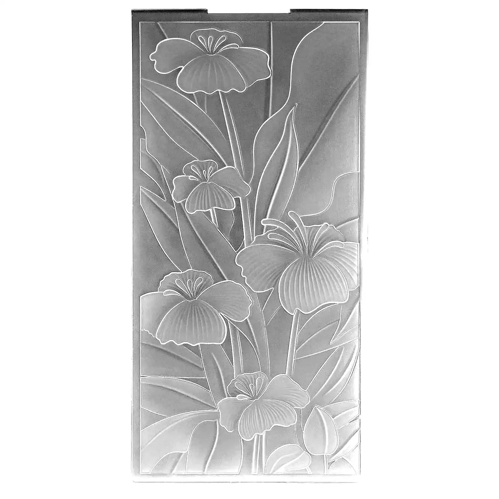 Nellie's Choice 3D Prägefolder Prägeschablone Lilien Blumen 10,5 x 20,5 cm