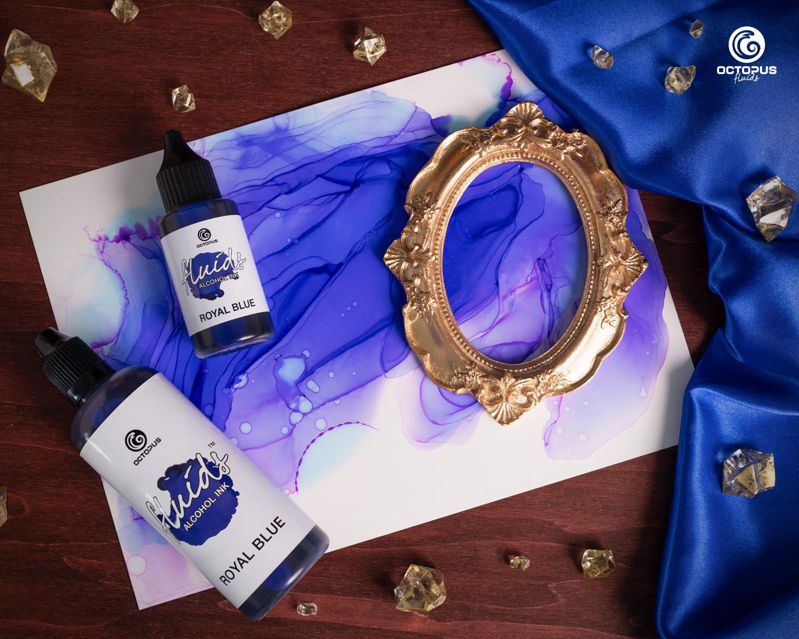 Octopus Fluids Alcohol Ink 30ml - Royal Blue