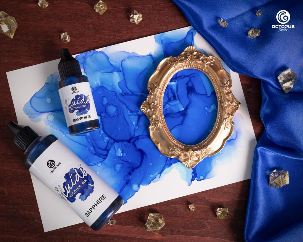 Octopus Fluids Alcohol Ink 30ml - Sapphire