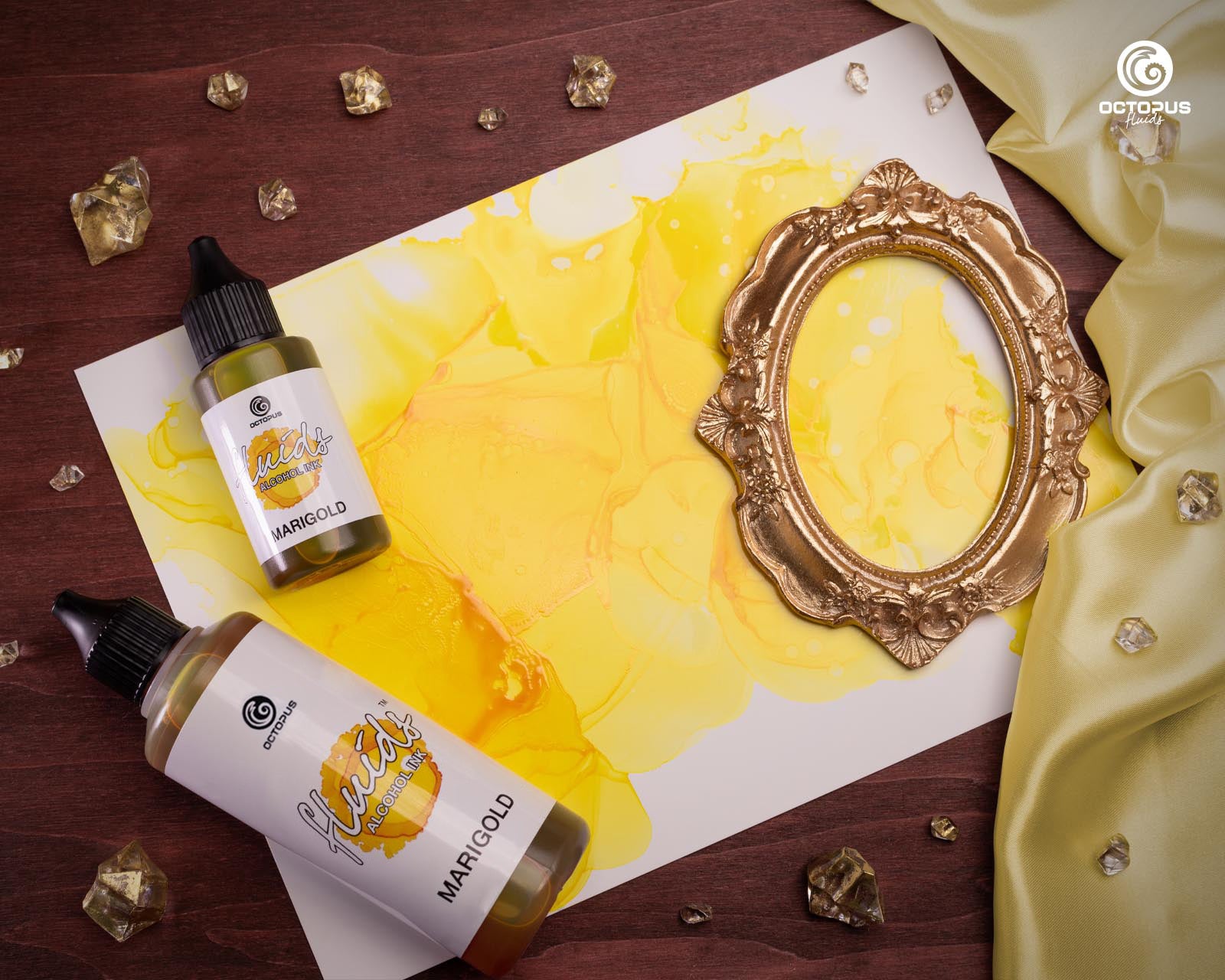 Octopus Fluids Alcohol Ink 30ml - Marigold