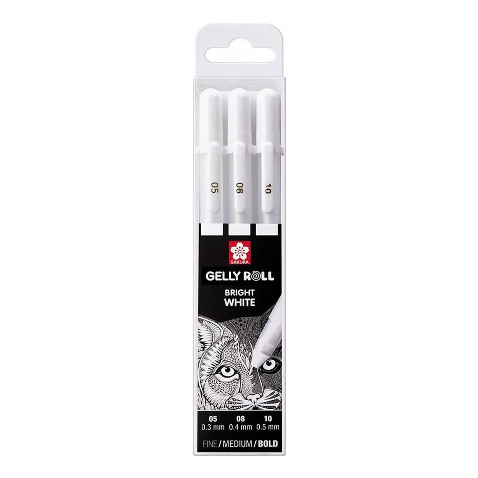 Sakura Gelly Roll Pen 3er-Set - Gelstifte weiß