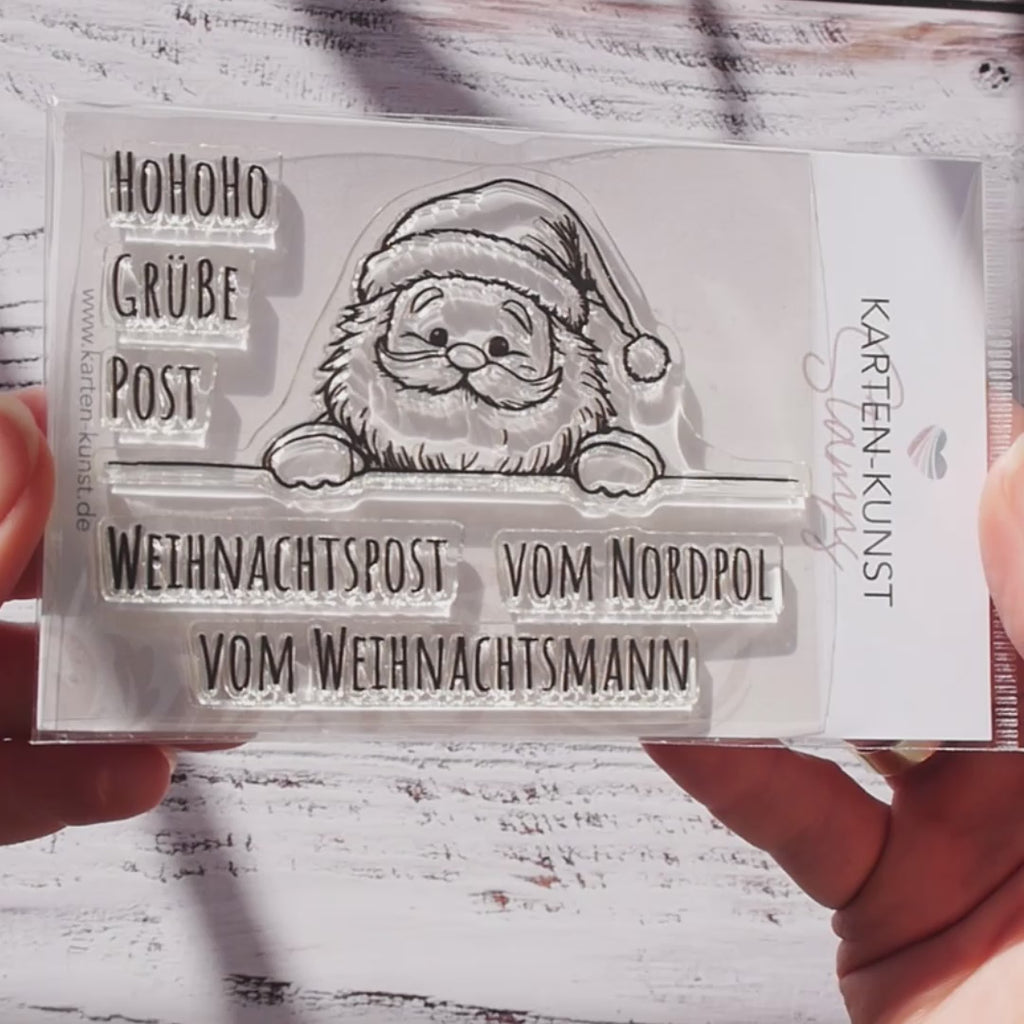 Karten-Kunst Clear Stamps KK-0290 - Post vom Weihnachtsmann