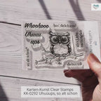 Karten-Kunst Clear Stamps KK-0292 - Uhuuups, so alt schon
