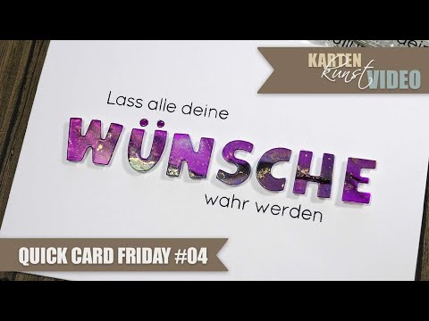 Karten-Kunst Stanzschablone kk-D100 - Lucky Alphabet