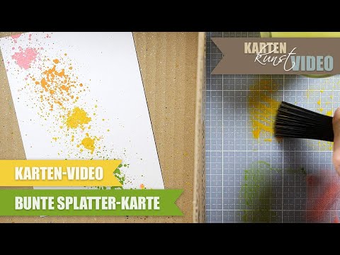 Karten-Kunst Clear Stamps KK-0086 - Splatters Create