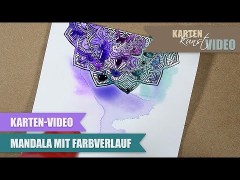 Karten-Kunst Clear Stamps KK-0158 - Mandala Schön dass es dich gibt