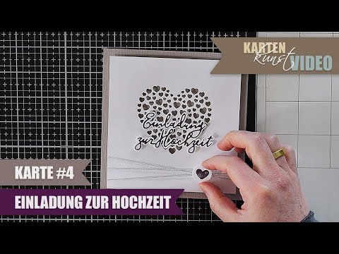 Karten-Kunst Stanzschablone kk-D047 - Heart of Hearts / Herz aus Herzchen