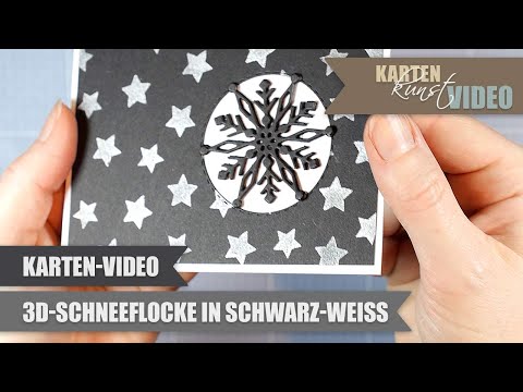 Karten-Kunst Stanzschablone kk-D102 - Mini Snowflake 2