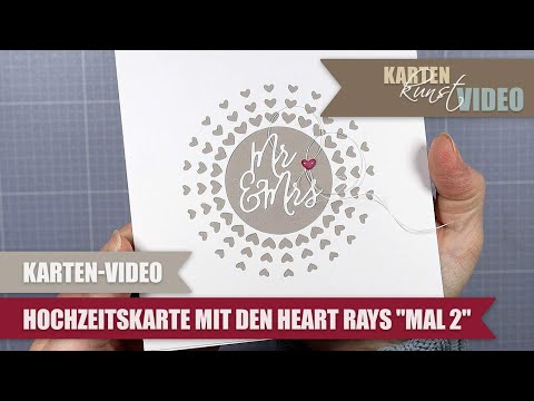 Karten-Kunst Stanzschablone kk-D132 - Elegant Script Mr & Mrs für Hochzeitskarten