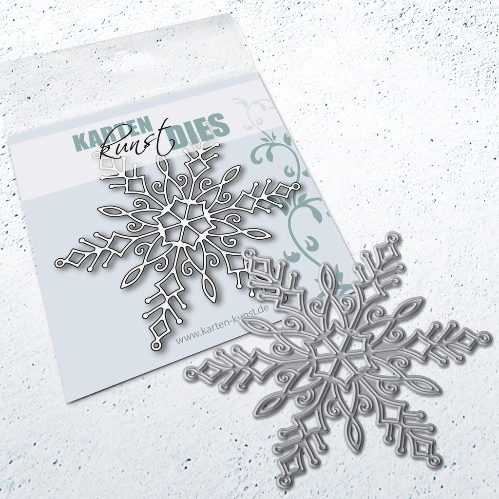 Karten-Kunst Stanzschablone Große Schneeflocke kk-D190 - Large Snowflake