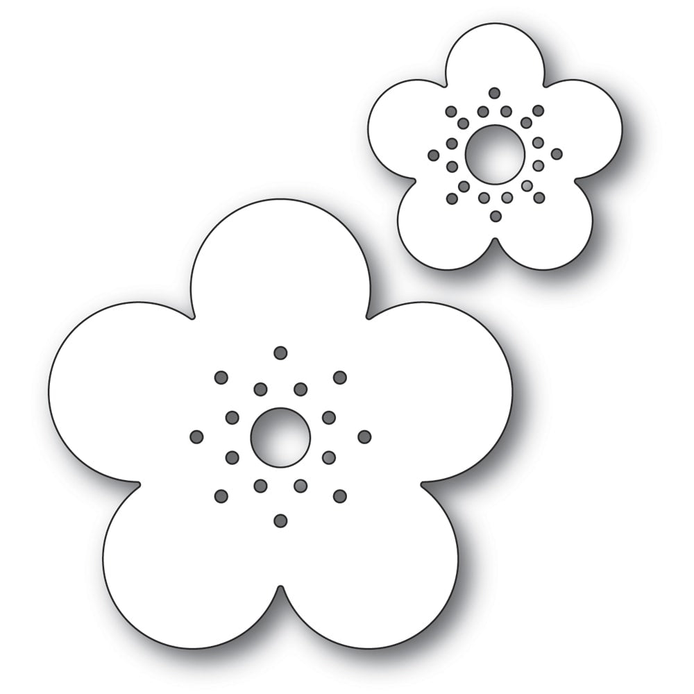 Poppy Stamps Stanzschablone - 2333 Flora Blooms