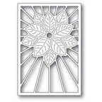 Poppy Stamps Stanzschablone - Stained Glass Poinsettia