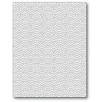 Poppy Stamps Stanzschablone - Pinpoint Half Ring Plate