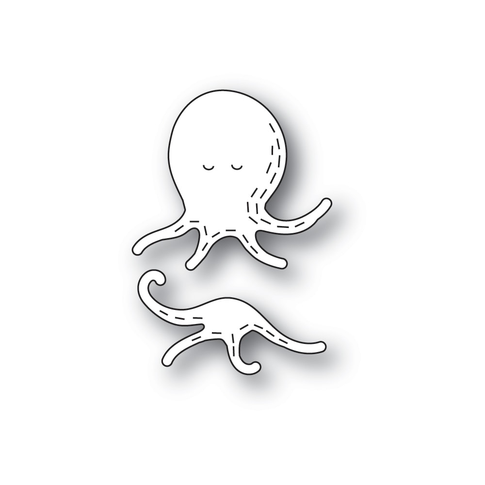 Poppy Stamps Stanzschablone - Whittle Happy Octopus