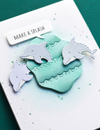 Poppy Stamps Stanzschablone - Whittle Wave Background