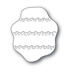 Poppy Stamps Stanzschablone - Whittle Wave Background