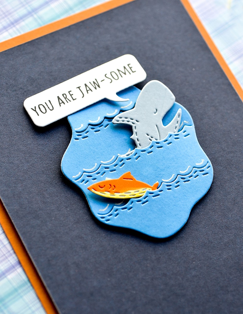 Poppy Stamps Stanzschablone - Whittle Shark