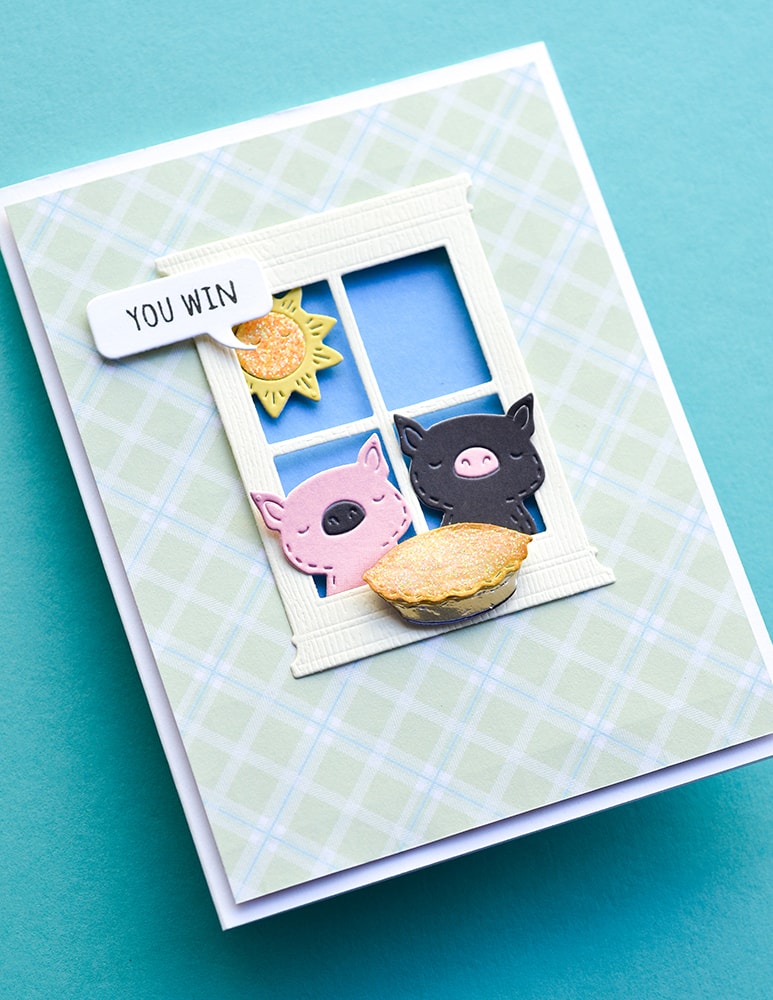 Poppy Stamps Stanzschablone - Whittle Pig