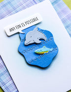 Poppy Stamps Stanzschablone - Whittle Dolphin