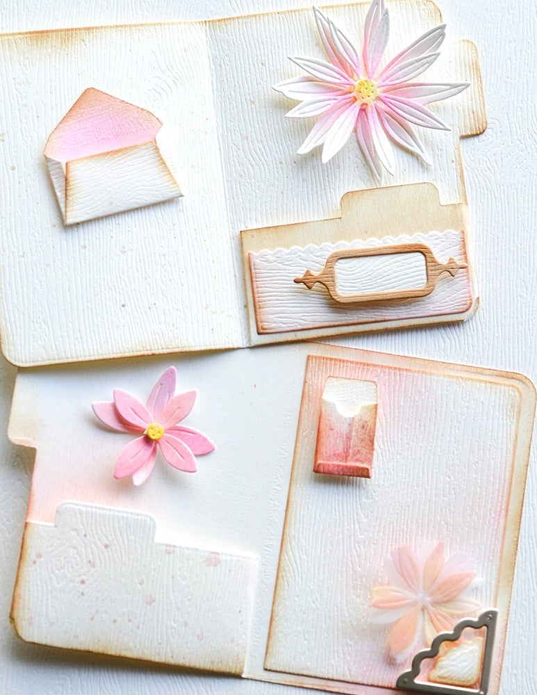 Poppy Stamps Stanzschablone - Basic Junk Journal Set