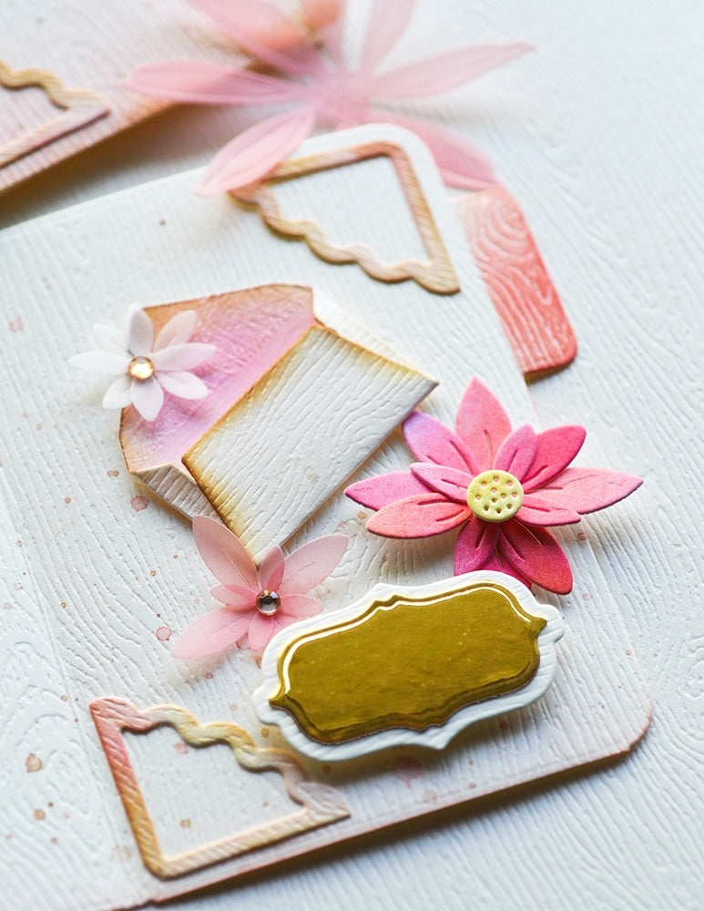 Poppy Stamps Stanzschablone - Basic Junk Journal Set