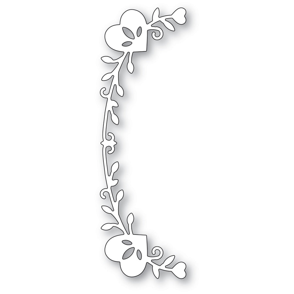 Poppy Stamps Stanzschablone - Tall Curved Heart Arch
