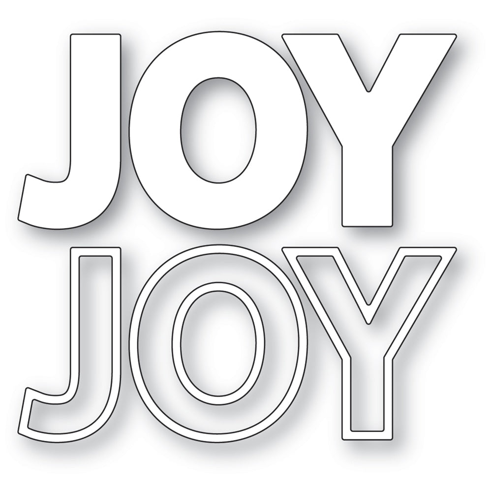 Poppy Stamps Stanzschablone - Double Joy