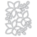 Poppy Stamps Stanzschablone - Poinsettia Background