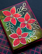 Poppy Stamps Stanzschablone - Poinsettia Background