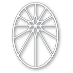 Poppy Stamps Stanzschablone - Brilliant Star Oval