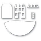 Poppy Stamps Stanzschablone - Layered House Globe