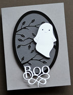 Poppy Stamps Stanzschablone - Leafy Branch Oval