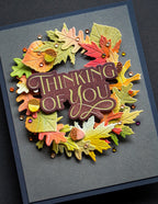 Poppy Stamps Stanzschablone - Fanciful Fall Leaves