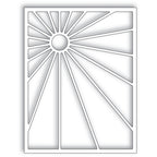 Poppy Stamps Stanzschablone - Sunbeam Frame