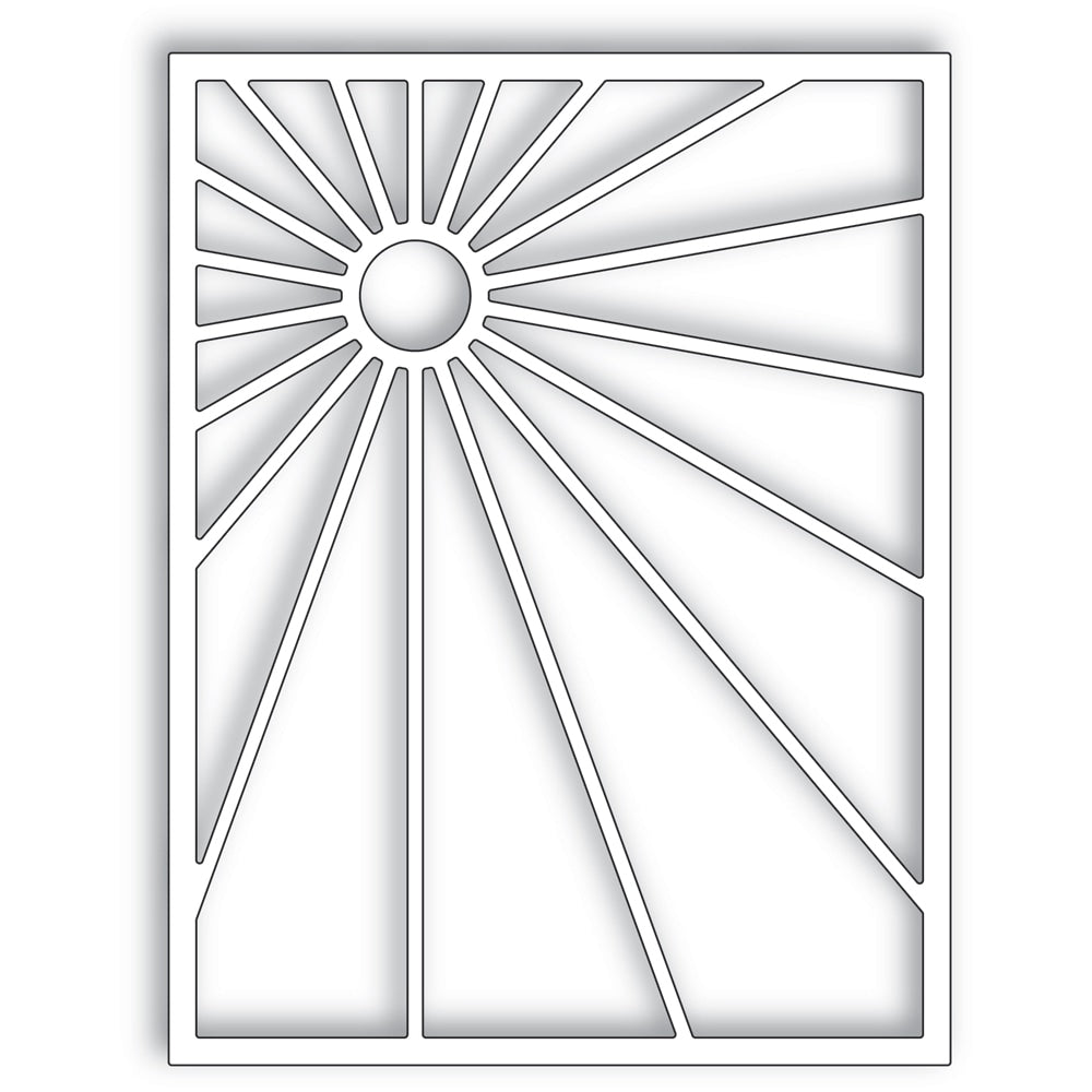 Poppy Stamps Stanzschablone - Sunbeam Frame