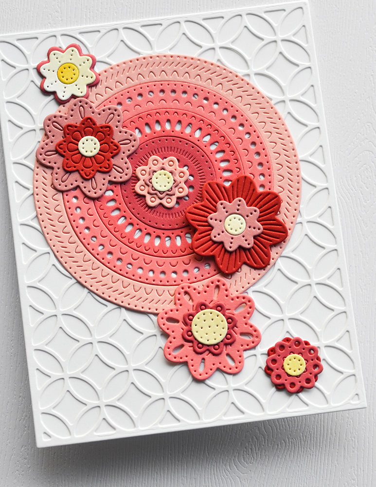 Poppy Stamps Stanzschablone - 2508 Circling Frame