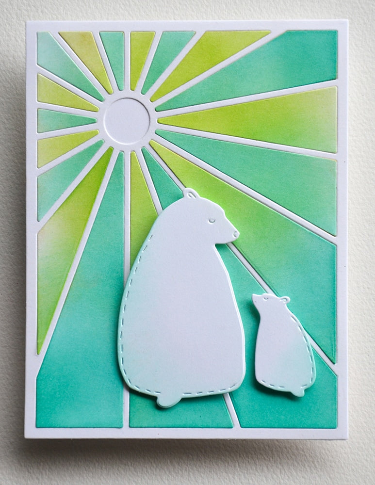 Poppy Stamps Stanzschablone - Whittle Polar Bears