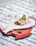 Poppy Stamps Stanzschablone - Pointy Lattice Plate