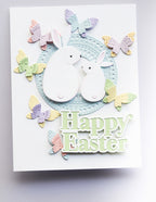 Poppy Stamps Stanzschablone - 2563 Thoughtful Bunny Duo