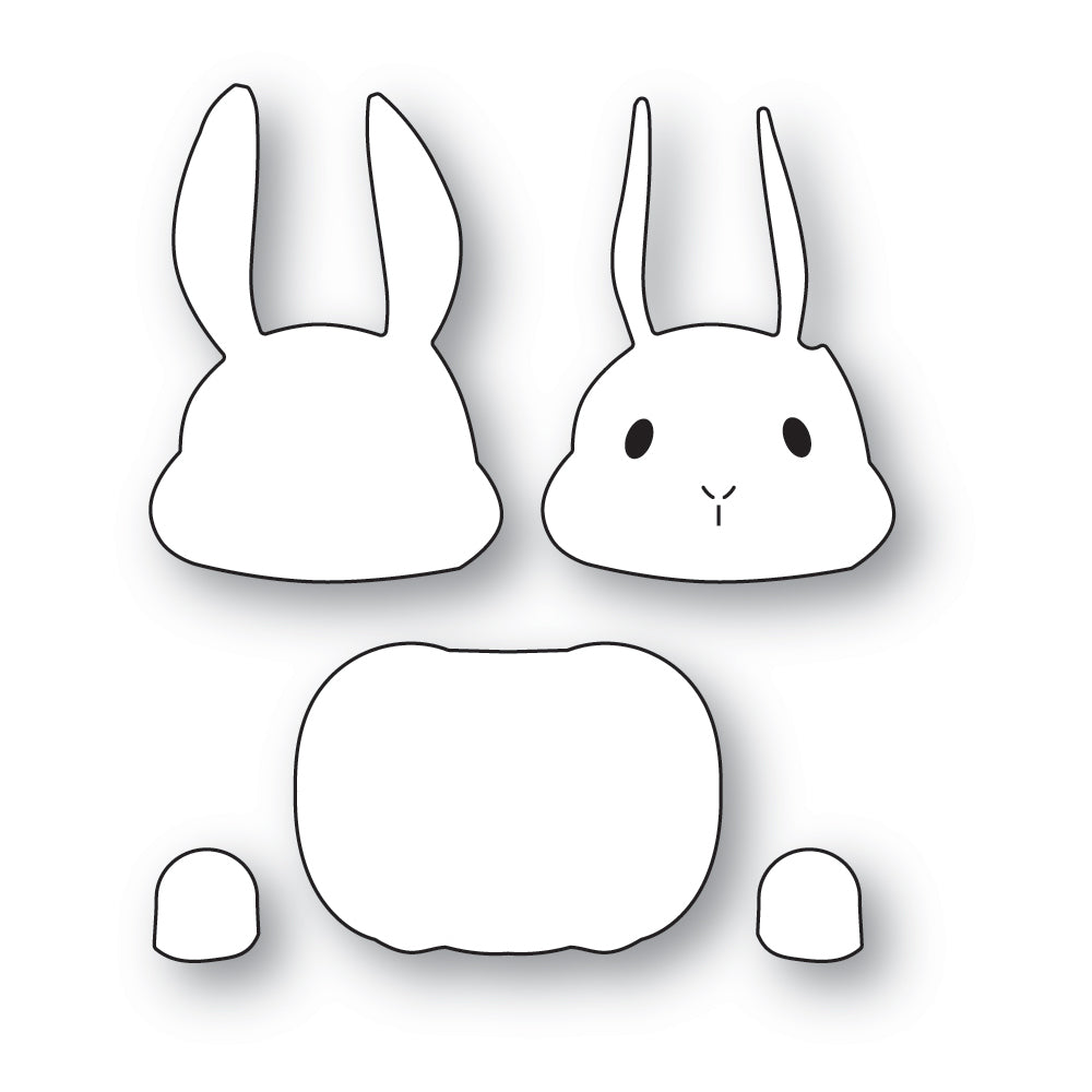 Poppy Stamps Stanzschablone - 2566 Cuddle Bunny