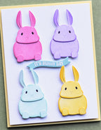 Poppy Stamps Stanzschablone - 2566 Cuddle Bunny