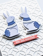 Poppy Stamps Stanzschablone - 2584 Nordic Bunnies 