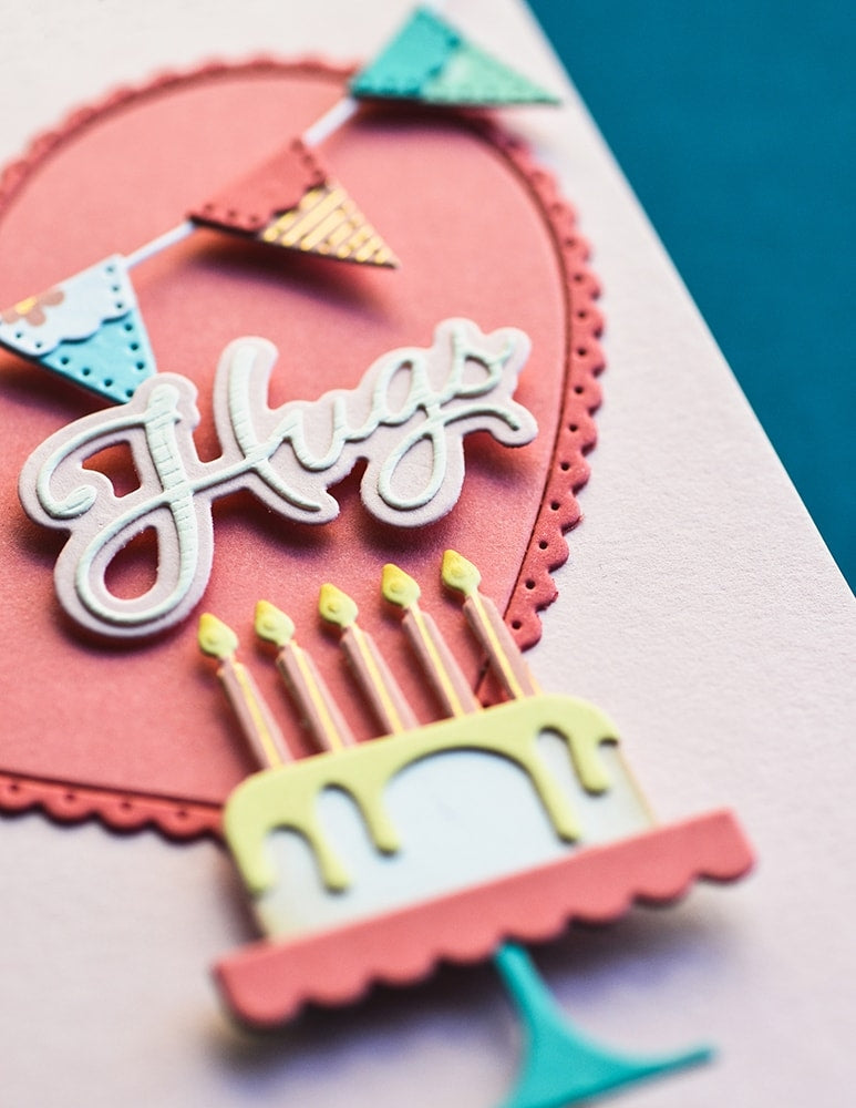 Poppy Stamps Stanzschablone - 2616 Scallop Pinpoint Hearts