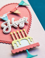 Poppy Stamps Stanzschablone - 2616 Scallop Pinpoint Hearts