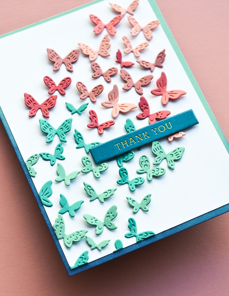 Poppy Stamps Stanzschablone - 2602 Bunches o’ Butterflies
