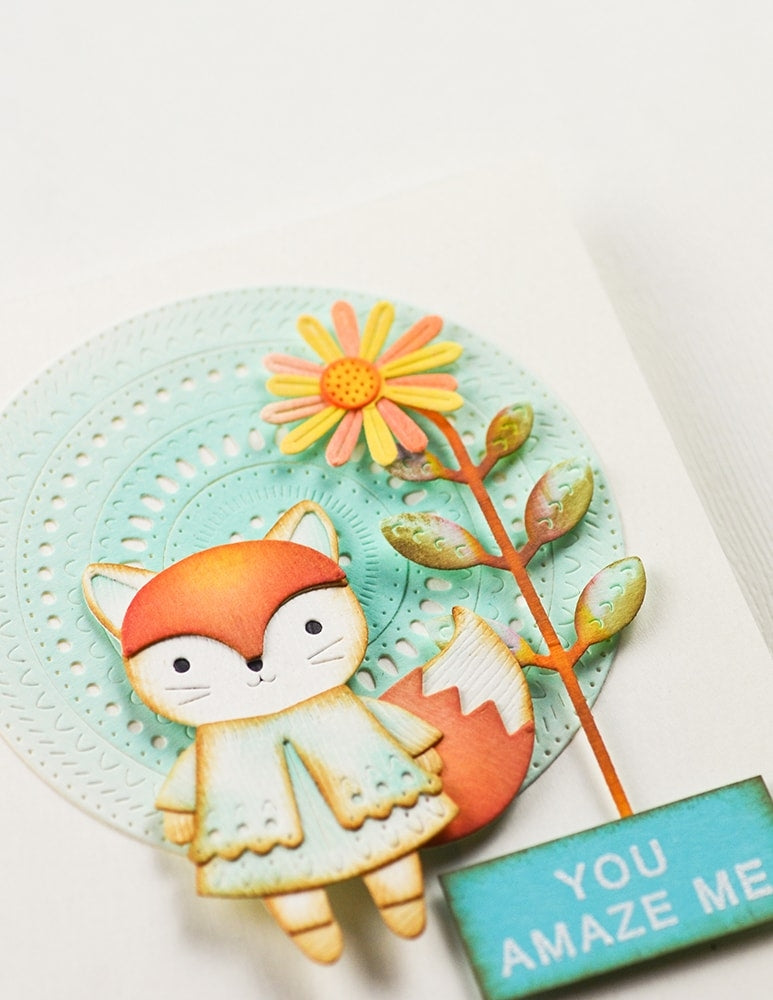 Poppy Stamps Stanzschablone - 2670 Daisy Trio