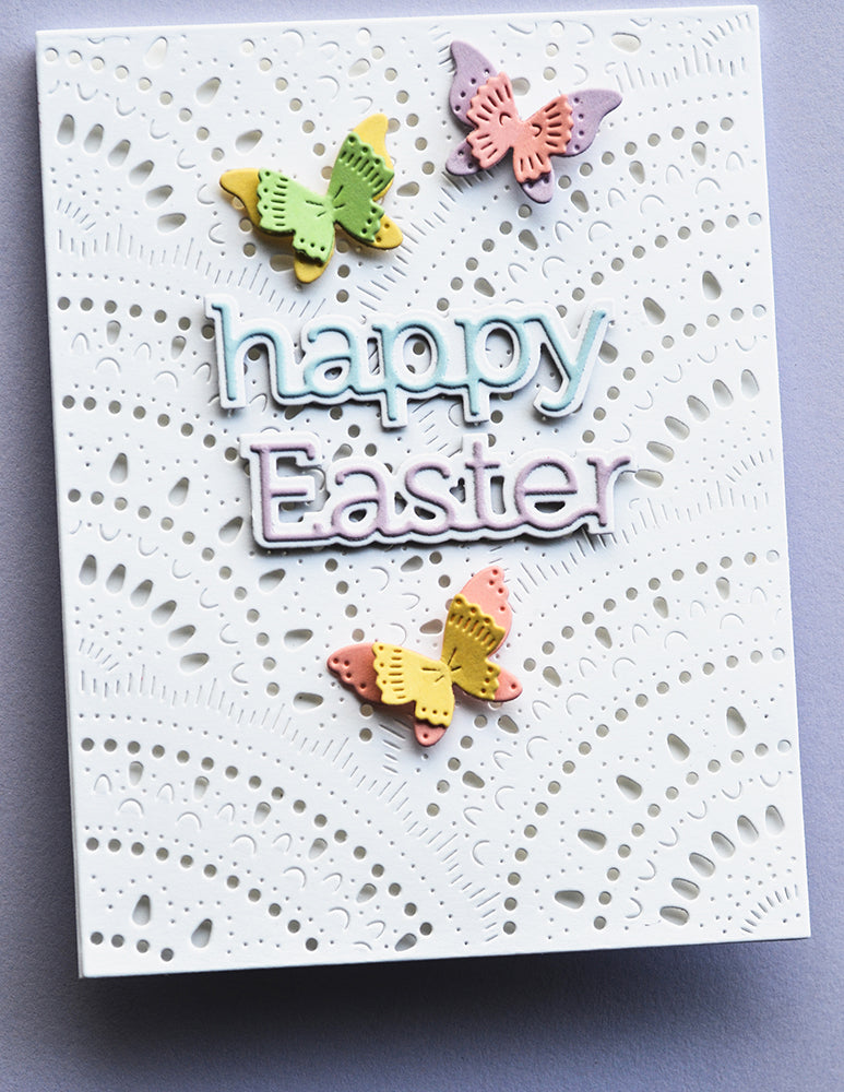 Poppy Stamps Stanzschablone - 2615 Nordic Lacy Plate